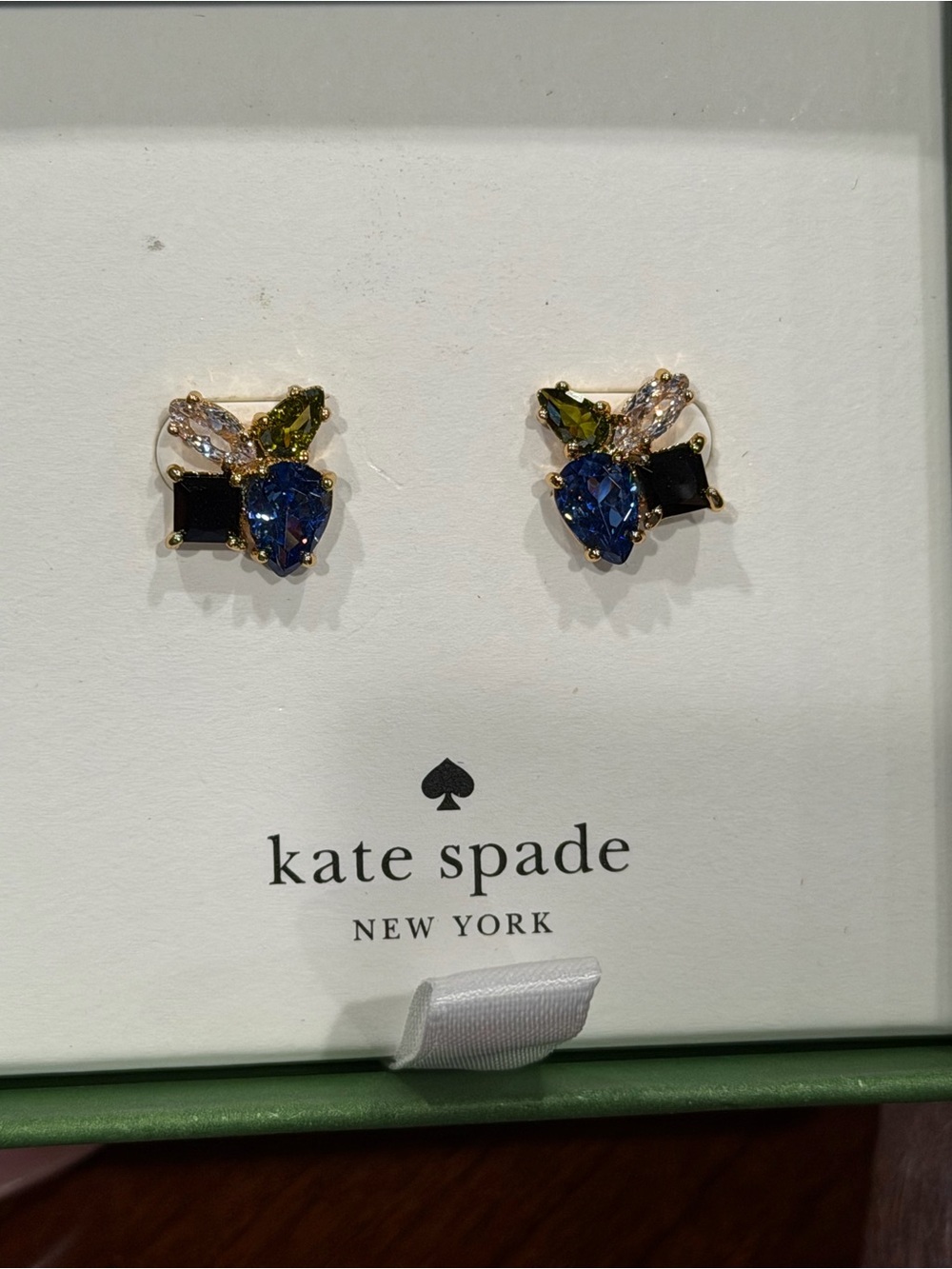 Kate Spade New York Flying Colors Marquise Cluster Studs Earrings New